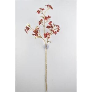 Glitter Blossom Spray - Red - 27"