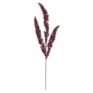 Glitter Fern Spray - Plum - 36"