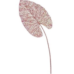 Glitter Big Leaf Spray - Multicolored - 29"