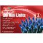 100 Light Super Bright String Light - Green/Blue - 27'