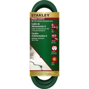 Extension Cord - Stanley - Outdoor - Green - 8 ft