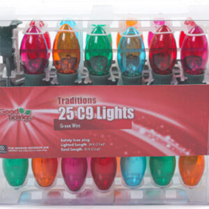 C7 Light Set Transparent - Multicolored - 24'