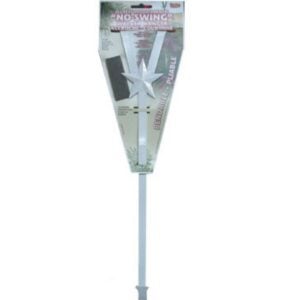 No Swing Wreath Hanger - White - 17"