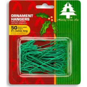 Ornament Hooks - Green - 50 Count