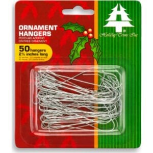 Ornament Hooks - Silver - 50 Count