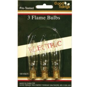Candle Bulb Flame - 3 Pack