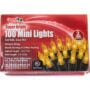 100 Light Super Bright String Light - Green/Gold - 27'