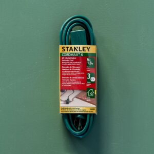 Cordmax 6 – Stanley – Indoor – Green – 6 ft