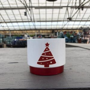 Frost Tree Planter - Red - 5"