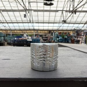 Cement Trees Planter - Silver - 4.5"