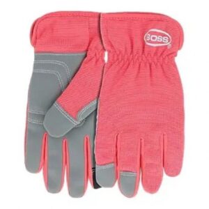 Kids Hi-Dex Gloves - Boss - Pink/Gray