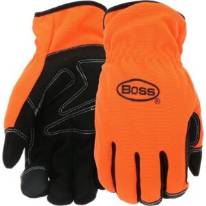 Hi-Vis Thinsulated Gloves - Boss - Orange - L