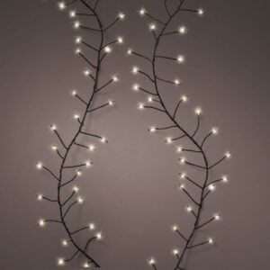 960 Micro LED Compact Twinkle Lights - Lumineo - Warm White/Black