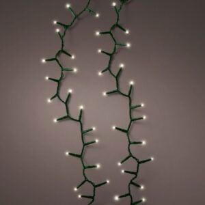 1500 LED Compact Twinkle Lights - Lumineo - Warm White/Green