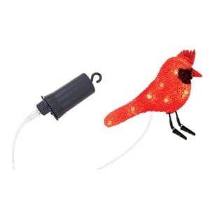 LED Christmas Cardinal - Battery Operated - 6"