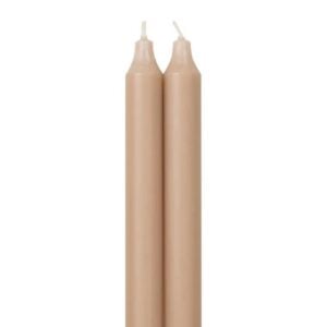 Taper Candle - Northern Lights - Tan - 12" - 2 pack