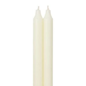 Taper Candle - Northern Lights - Ivory - 12" - 2 pack