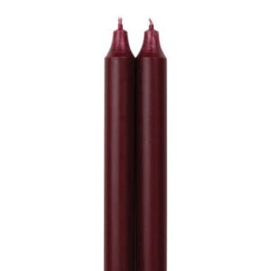 Taper Candle - Northern Lights - Bordeaux - 12" - 2 pack