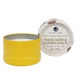 Mandarin & Lemon Balm PawnsON Candle - Northern Lights - 5 oz