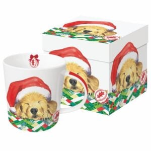 Christmas Puppy Gift-Boxed Mug - Paperproducts Design - 13.5 oz