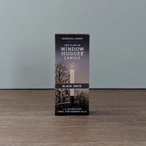 LED Plug-in Window Hugger Candle - Celestial Lights - Black Onyx