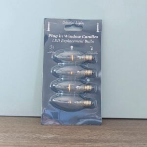 LED Plug-in Window Candle Replacement Bulbs - Celestial Lights - 4 Pack