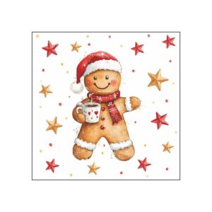 Coco & Cookie Beverage Napkins - Paperproducts Design - 5" x 5"