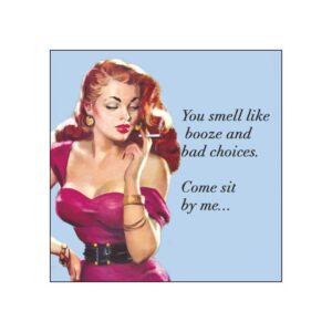 Come Sit by Me Beverage Napkins - Paperproducts Design - 5" x 5"