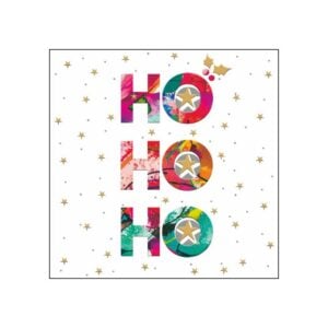 Ho Ho Ho Beverage Napkins - Paperproducts Design - 5" x 5"