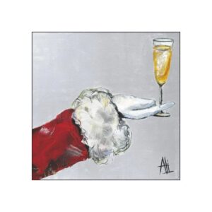 Cheers to Santa Beverage Napkins - Paperproducts Design - 5" x 5"