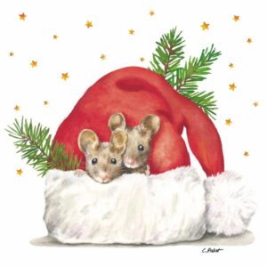 Gey Cozy Lunch Napkins - Paperproducts Design - 6.5" x 6.5"