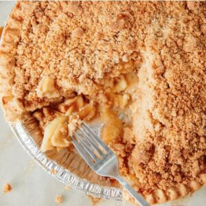 Apple Crumb Pie 8" - Petsi Pies