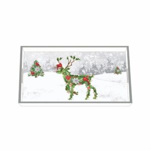 Holiday Topiary Vanity Tray - Paperproducts Design - 12.25" x 7"