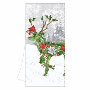 Holiday Topiary Tea Towel - Paperproducts Design - 18" x 26"
