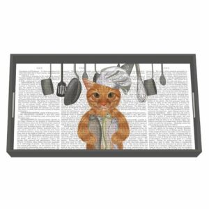Cat Chef Vanity Tray - Paperproducts Design - 12.25" x 7"