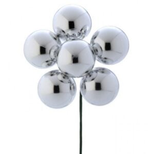 Shiny Stemball Bunch - Silver