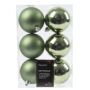 Shatterproof Bauble Mix – Rosemary Green – 6 Pack