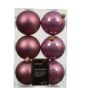 Shatterproof Bauble Mix – Vintage Pink – 6 Pack