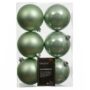 Shatterproof Bauble Mix – Matcha Green – 6 Pack