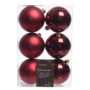 Shatterproof Bauble Mix – Oxblood – 6 Pack