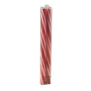 Taper Candle - Candy Cane - 12" - 2 Pack