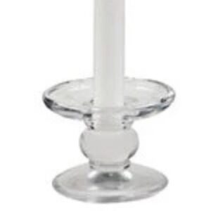 Glass Dual Candle Holder - 3"
