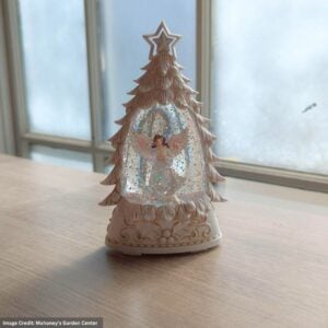 Angel with Tree Waterglobe - 6"