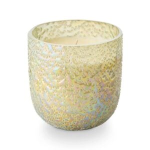 Balsam & Cedar Small Beaded Glass Candle - Illume - 13 oz