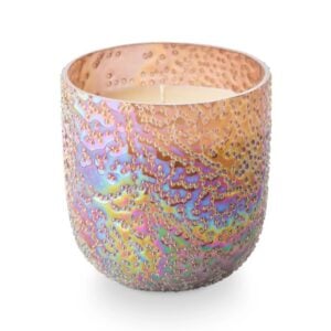 Woodfire Small Beaded Glass Candle - Illume - 13 oz