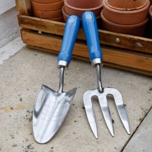 Wood Trowel & Fork Set – Burgon & Ball – British Meadow