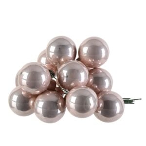 Shiny Stemball Bunch - Blush Pink - 1"