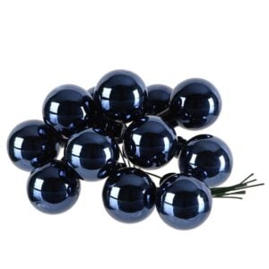 Shiny Stemball Bunch - Night Blue - 1"