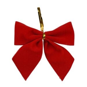 Bow Ornament - Red - 6 Pack