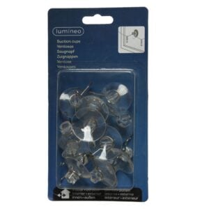 Suction Cup with Metal Hook - 12 Pack